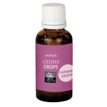 Возбуждающая жидкость для женщин SHIATSU Geisha drops